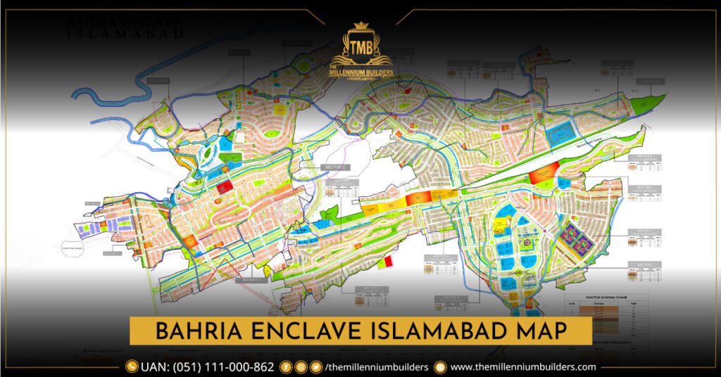 Bahria Enclave Islamabad Map