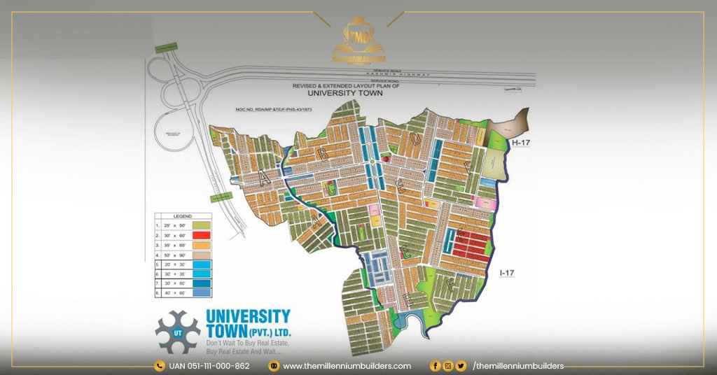 universty town islamabad master plan