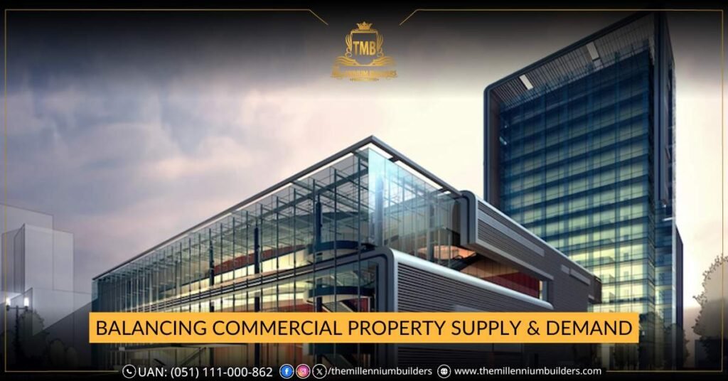 How do you balance commercial property supply and demand?
